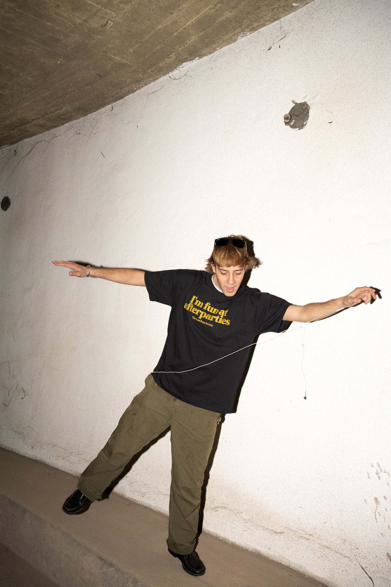 "Afterparties" Tee Black