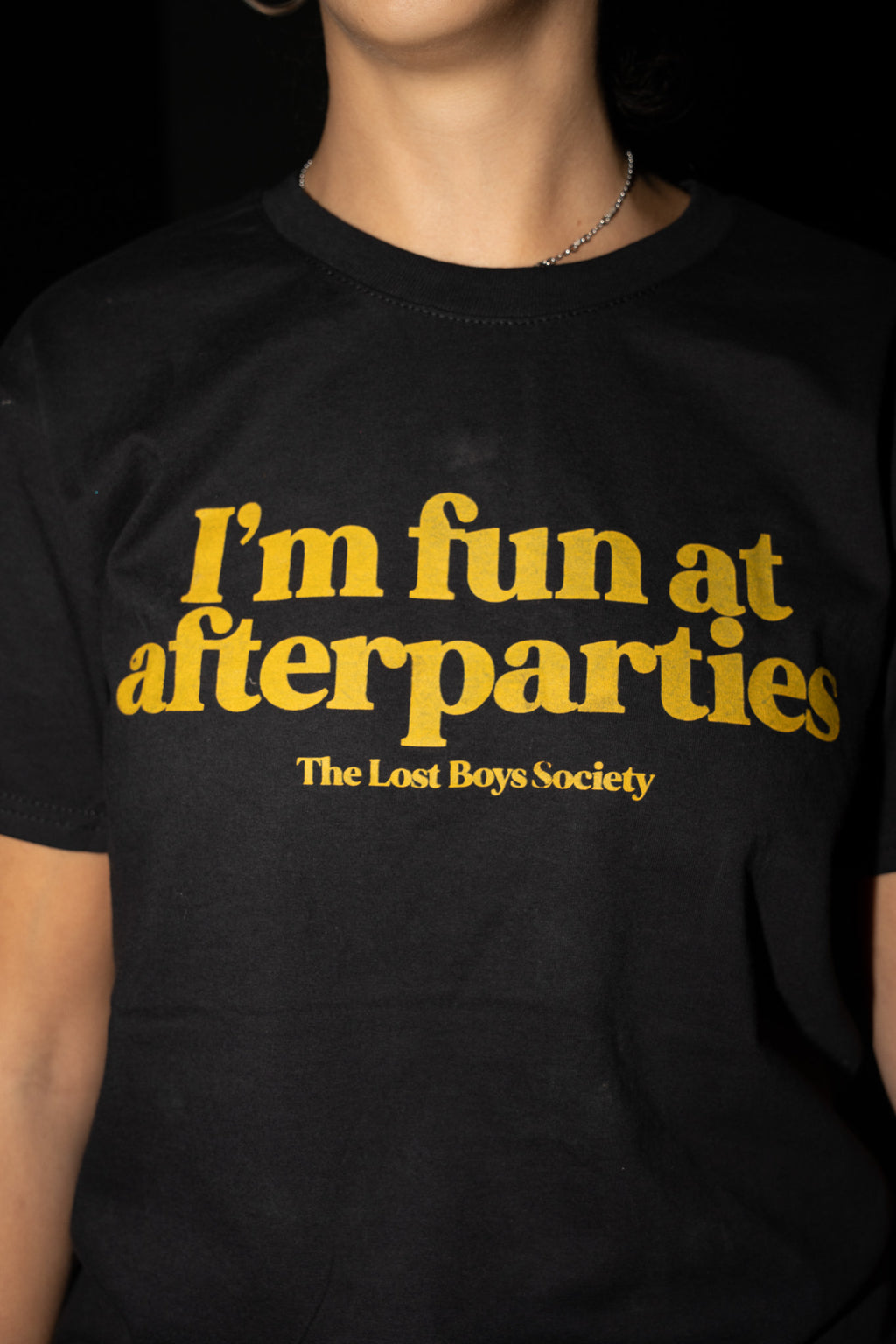 "Afterparties" Tee Black