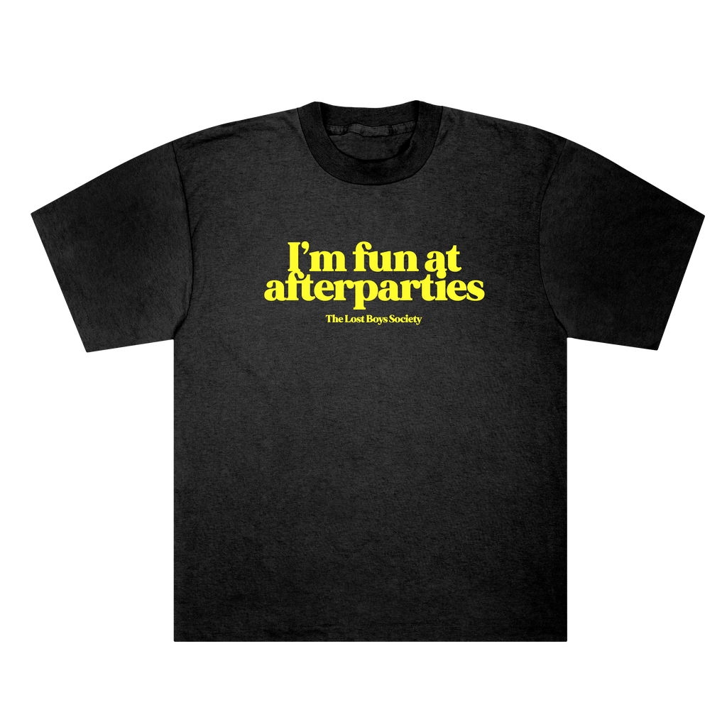 "Afterparties" Tee Black