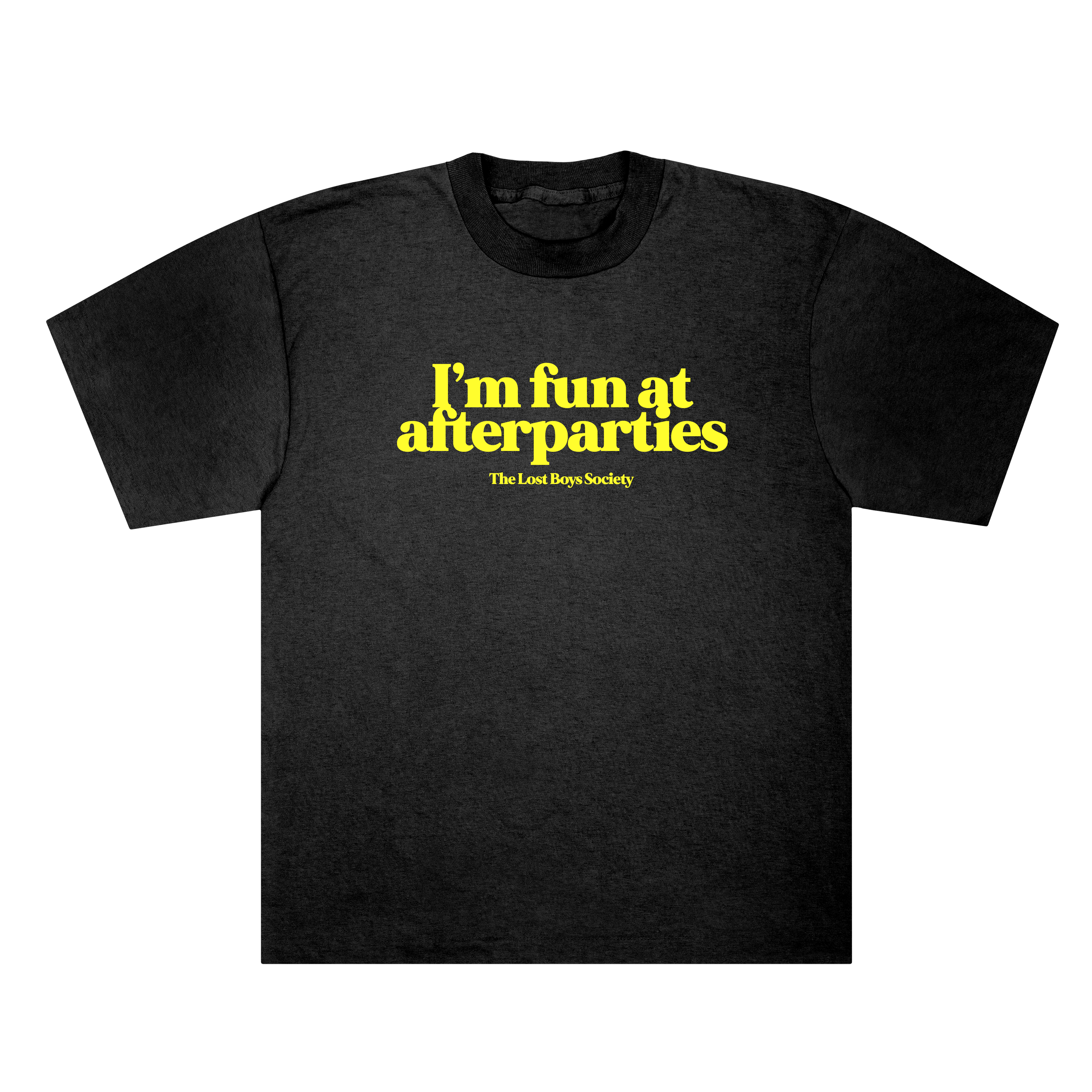 "Afterparties" Tee Black